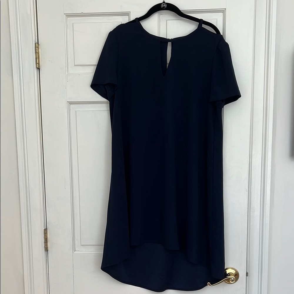 Trina Turk Navy Blue Shift Dress